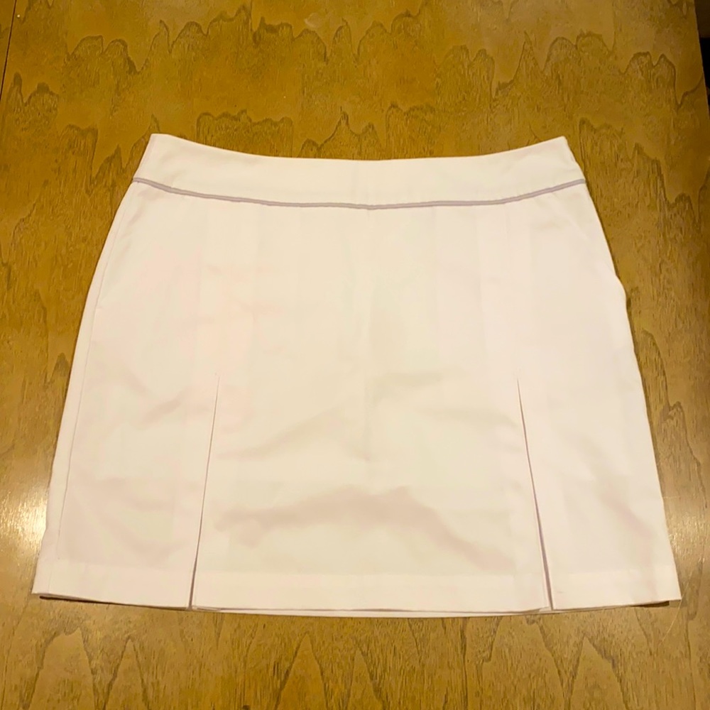 ⛳️ Ashworth Pleated White Golf Summer Skort Skirt Shorts